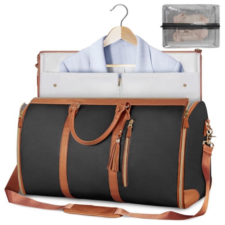 Bolso de Viaje Duffle de Gran Capacidad: Versátil, Plegable y con Compartimento para Traje - Imagen 4