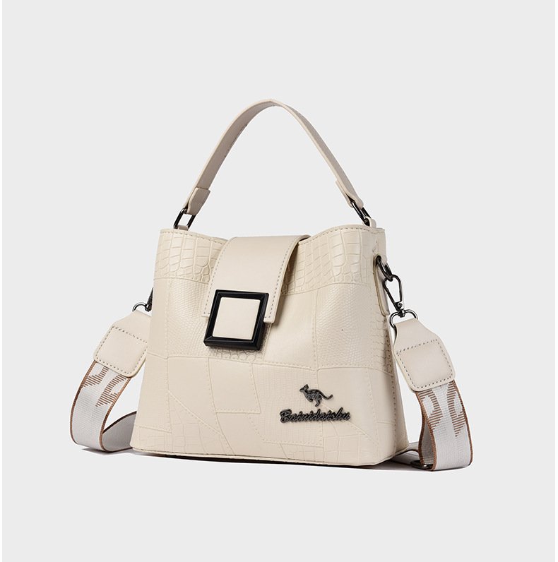 Bolso tipo bandolera con diseño minimalista — correa personalizada y costura decorativa - Imagen 8