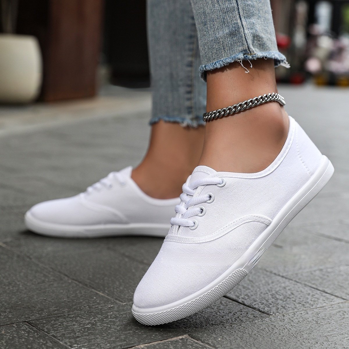 Zapatillas de lona estilo casual