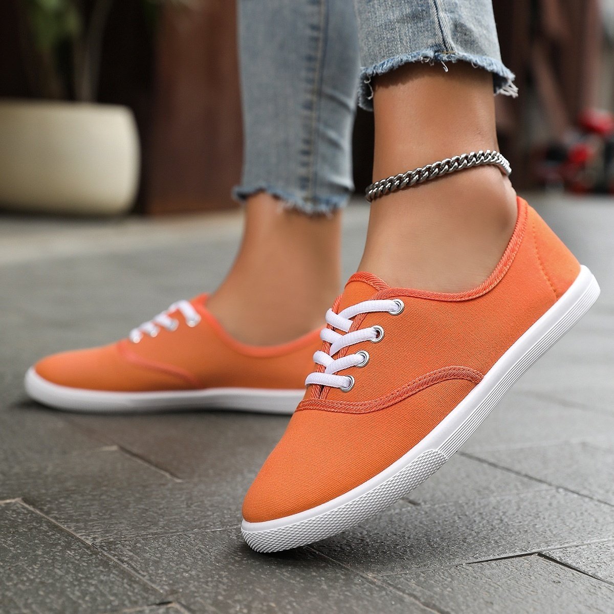 Zapatillas de lona estilo casual - Imagen 6