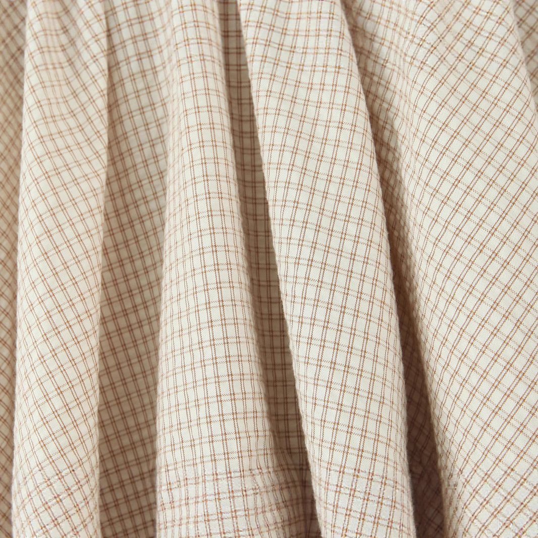 Falda corta beige - Imagen 4