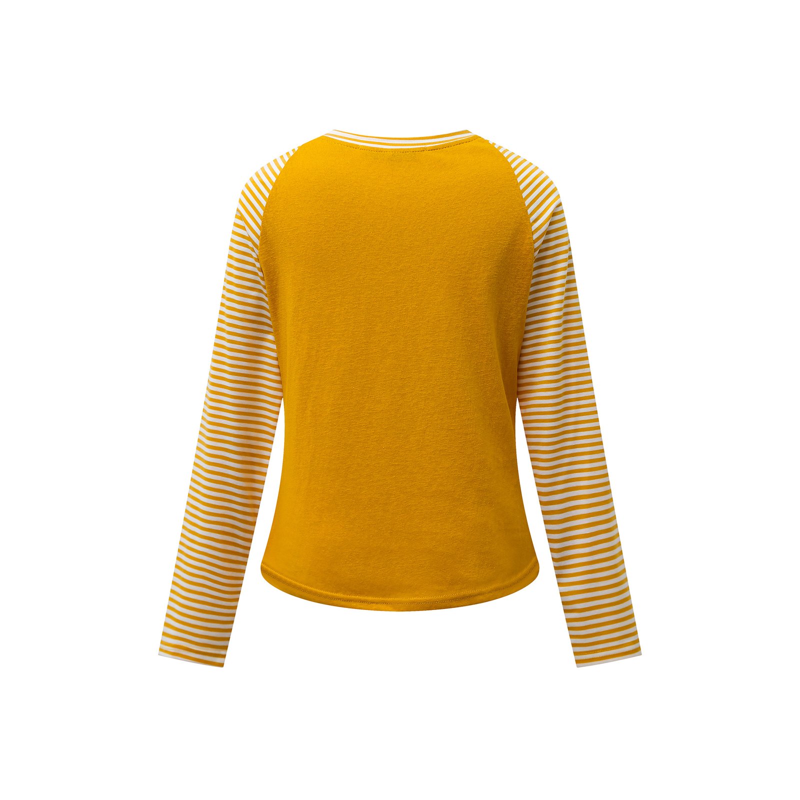 Camiseta estampada a rayas con corazones – estilo street y anime - Imagen 4